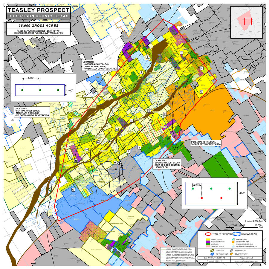 Fault map with insets