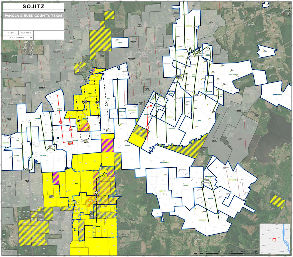 Lease Prospect map