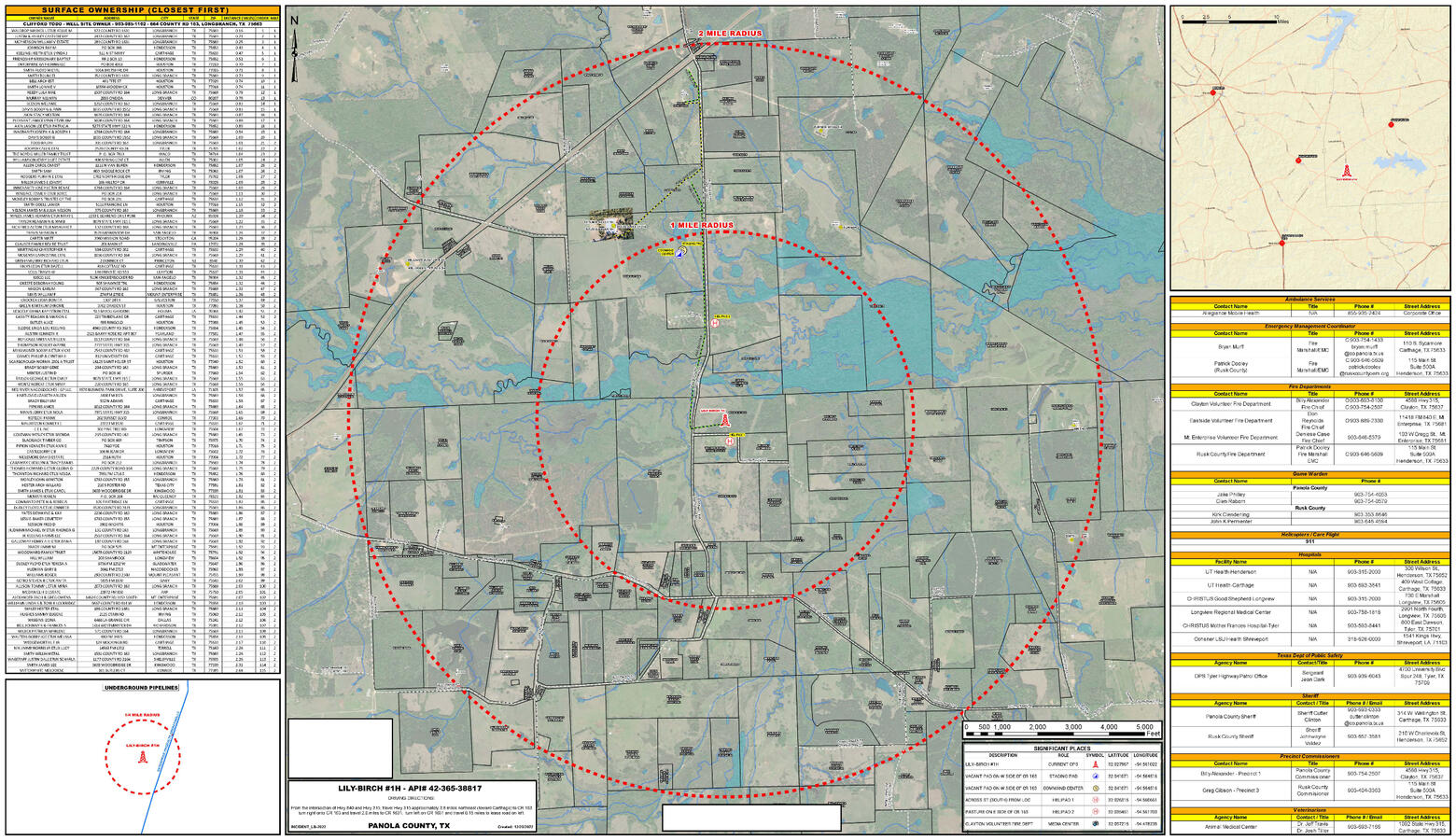 Emergency Incident Management map